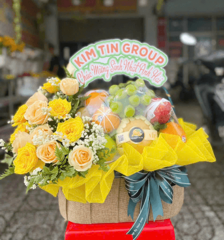 Giỏ trái cây chúc mừng tất niên – Món quà tri ân trọn vẹn ý nghĩa - Giỏ trái cây | Hoa Tuoi Net Viet