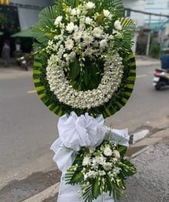 Hoa tang lễ Thủ Đức - Vòng hoa viếng