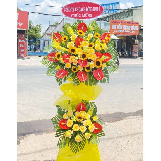 Kệ Hoa Chúc Mừng Ngày Thành Lập Đoàn 26/3 – Vinh Danh Sức Trẻ - Hoa Chúc Mừng Ngày Thành Lập Đoàn – 26/3 | Hoa Tuoi Net Viet